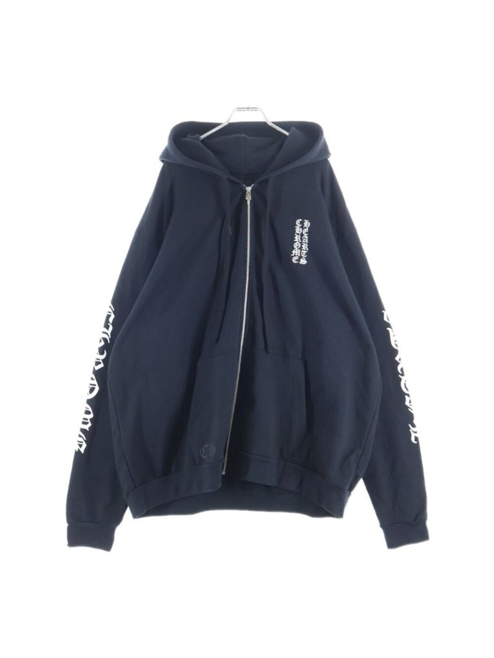 Chrome Hearts Sweatshirt HD Zip Lining Thermal Sleeves Logo Dagger Zip Up Hoodie